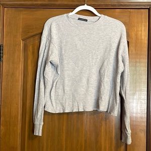 Brandy Melville waffle-knit long sleeve